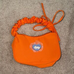 Vibrant Orange Kids Shoulder Bag